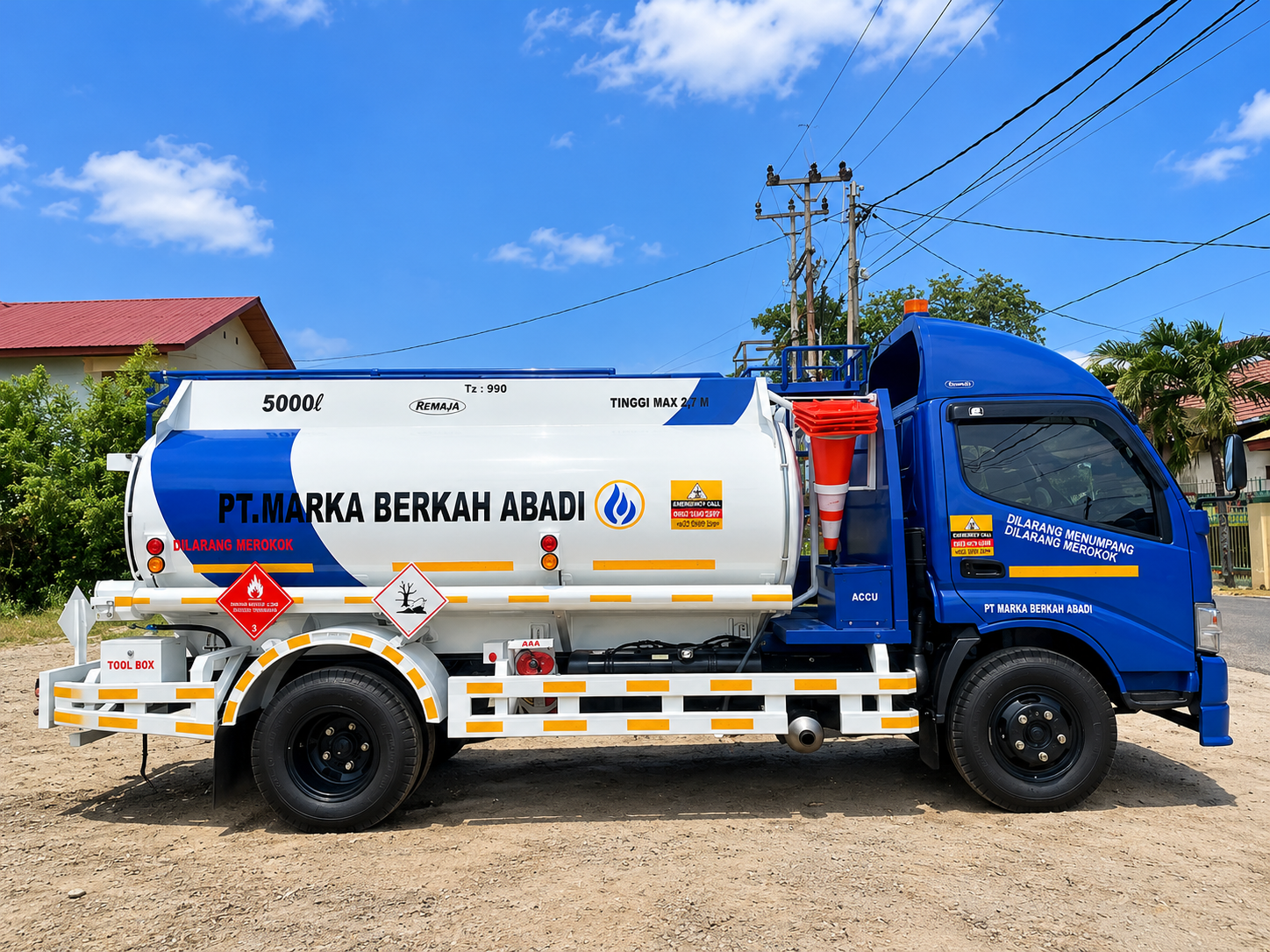 Operasional armada PT. Marka Berkah Abadi